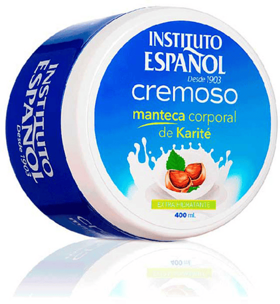 Joom Beautepromo Unisex Azul Manteca Corporal - Instituto Español - Crema De Karité - 400 Ml - Sin Parabenos - Todo Tipo De Piel - Imagen 3