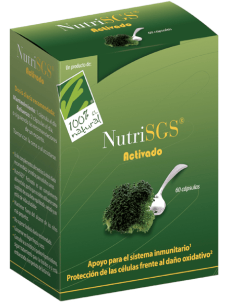 100% Natural NutriSGS Activado (Sulforafano Glucosinolato) 60 Cápsulas