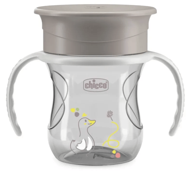 Chicco Gris Vaso De Aprendizaje 360º +12M 200 Ml