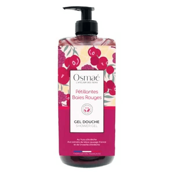 Gel Douche Surgras Pétillantes Baies Rouges 1L 4
