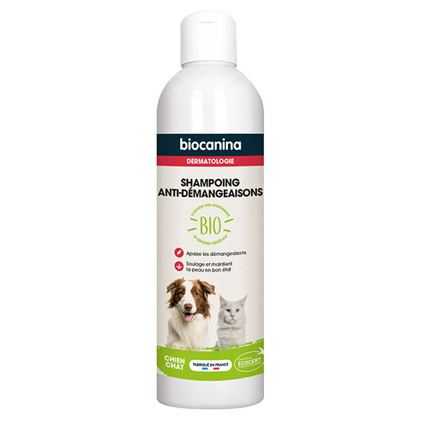 Meilleurs prix pour Biocanina Shampoing Anti-Démangeaisons Chien et Chat Bio 240ml