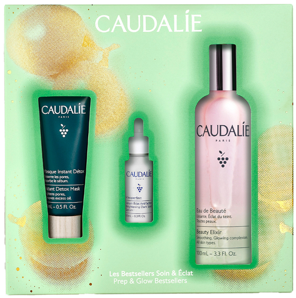 Caudalie Agua De Belleza 100 Ml + Sérum 10 Ml + Mascarilla 15 Ml