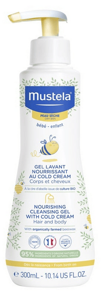 Mustela Cold Cream y Cera de Abeja Gel de Baño 300 ml