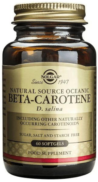 Solgar Beta Caroteno Oceánico 7 Mg 60 Cápsulas