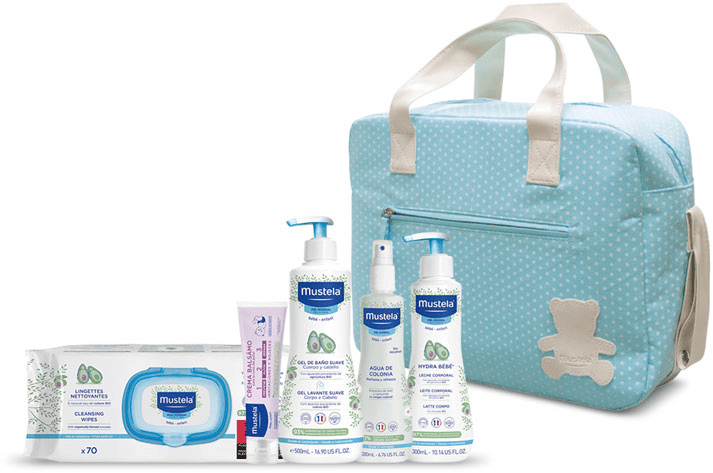 Mustela Bolsa Paseo Mis Primeros Productos Azul Cielo