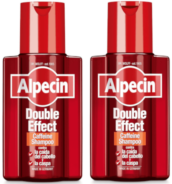 Alpecin Caffeine Double Effect Champú Anticaspa y Anticaída 2x200 ml