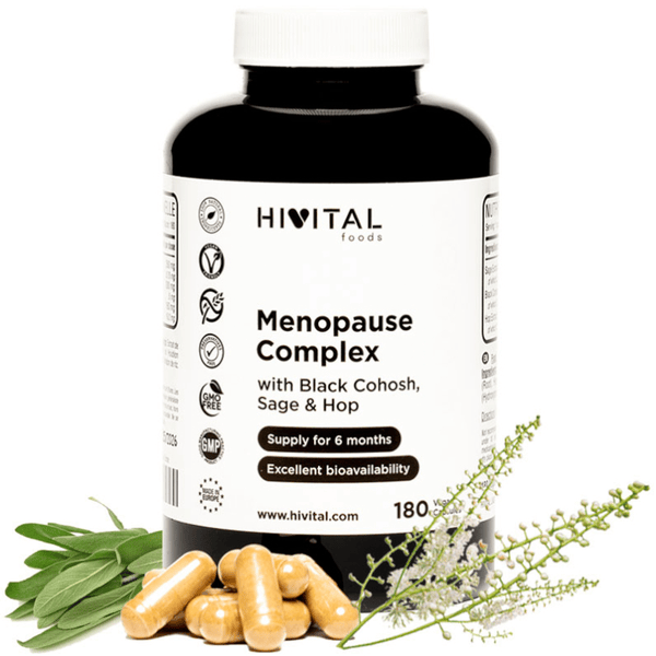 Menopausia Complex. 180 cápsulas veganas para 6 meses de tratamiento de Hivital - Imagen 3