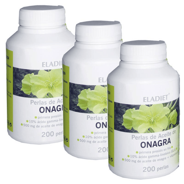 Eladiet Perlas de Aceite de Onagra 3x200 Uds
