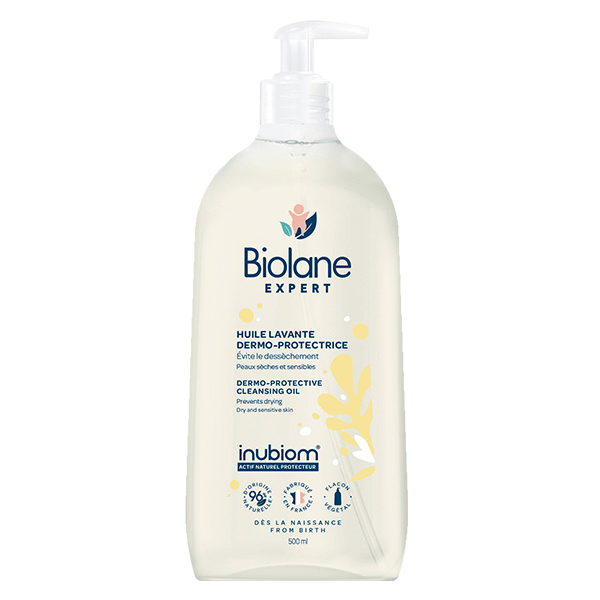Huile lavante dermo-protectrice Bébé Flacon pompe 500 ml 4