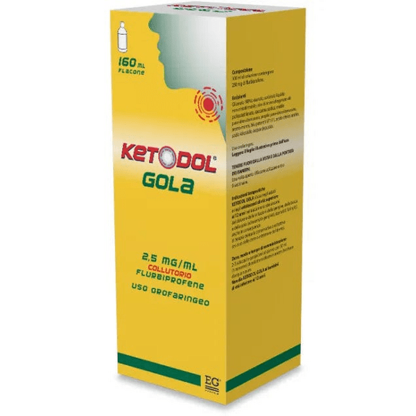 Ketodol Gola Collutorio 2,5ml/mg 160 ml