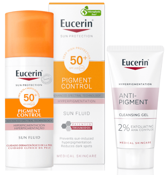 Eucerin Pigment Control SPF50+ 50 ml + REGALO Minitalla Anti-Pigment Gel