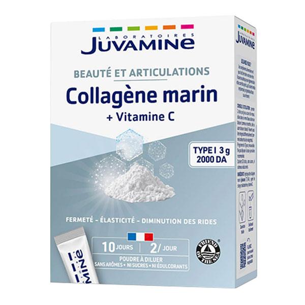 COLLAGÈNE MARIN 3000 mg Beauté 20 sticks de poudre à diluer 3