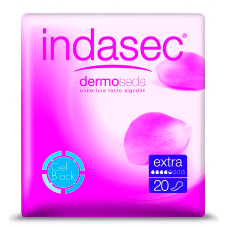 Indasec Indasec® Extra Compresa Perdidas Leves 20 U - Imagen 2