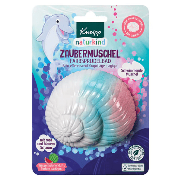 Naturkind Bain Effervescent Coquillage Magique Pastèque 85g 4
