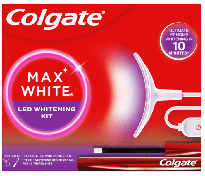 Colgate Max White Kit LED + Sérum Blanqueador Dental