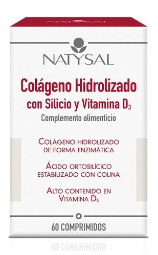Natysal Colágeno Hidrolizado Con Silicio Y Vitamina D3 60 Comprimidos
