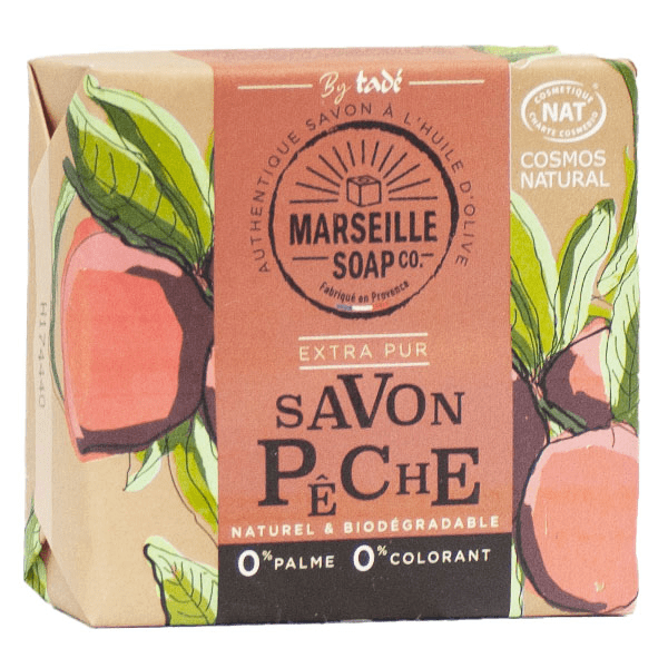 Tadé Savon de Marseille Pêche 100g 2