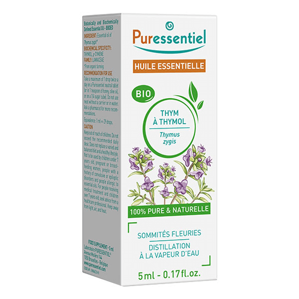 Huile Essentielle Thym à Thymol Bio 5ml 3