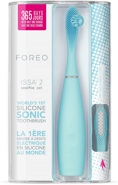 Foreo Issa 2 Set Sensitive Cepillo Dental Eléctrico Sónico Verde