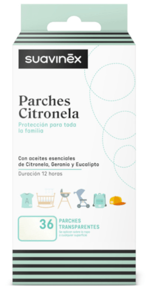 Suavinex Parches de Citronela Antimosquitos 36 uds