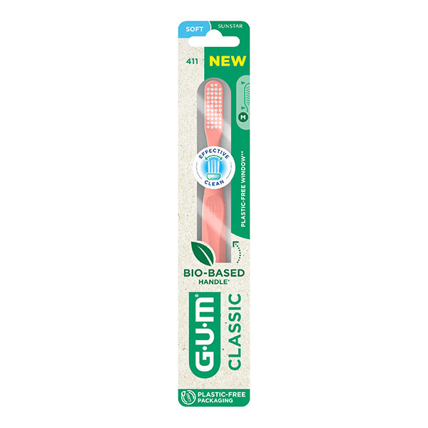 Brosse à dents Classic Bio-sourcée Souple 18/100e Grande Tête 5