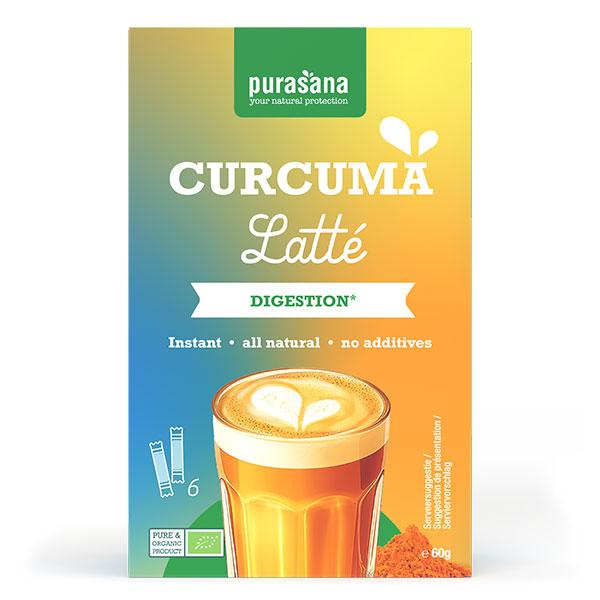 Latté Instantané Curcuma BIO 6 x 10 g 2