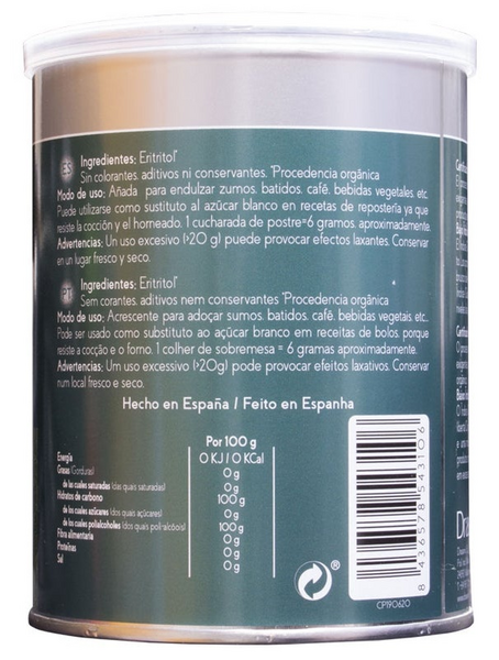 Drasanvi Eritritol Bio Keto 500g