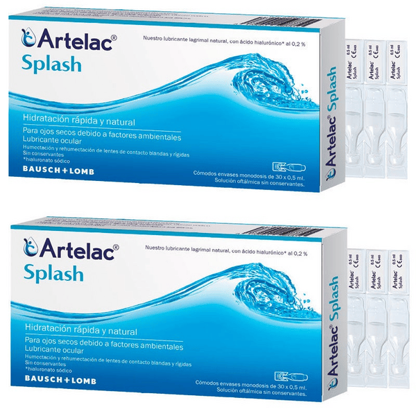 Bausch&Lomb Artelac Splash Humectante Instantáneo Ojos 2x30 Monodosis