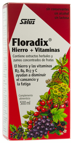 Floradix Hierro + Vitaminas 500ml