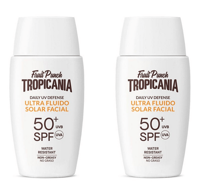 Tropicania Protector Solar Facial Ultra-Fluido SPF 50+ 2x50 ml