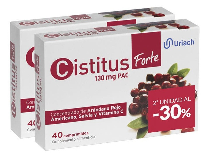 Cistitus Forte 130mg PAC Duplo 2x40 Comprimidos