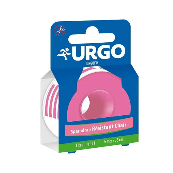 Urgofix Sparadrap Résistant Chair 2,5cm x 5m 3