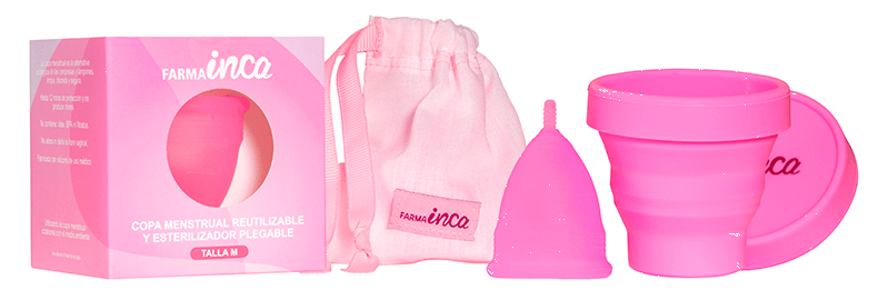 Inca Farma Copa Menstrual Talla M + Esterilizador