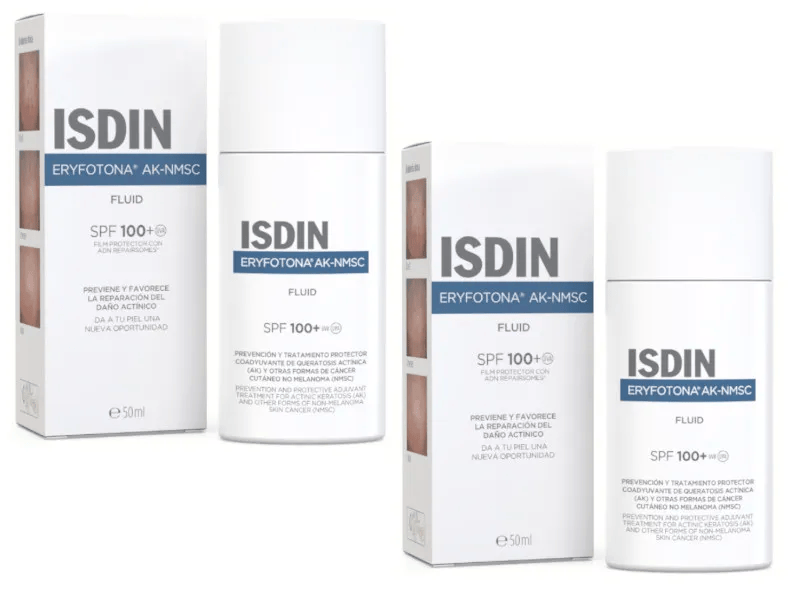 Isdin Eryfotona AK-NMSC Fluido Solar SPF 100+ 2x50 ml
