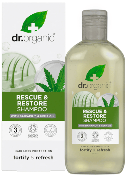 Dr. Organic Champú Rescate Anticaída de Cáñamo 265 ml
