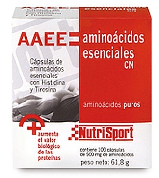 Nutrisport Amino Esenciales 100 Cápsulas 500 Mg