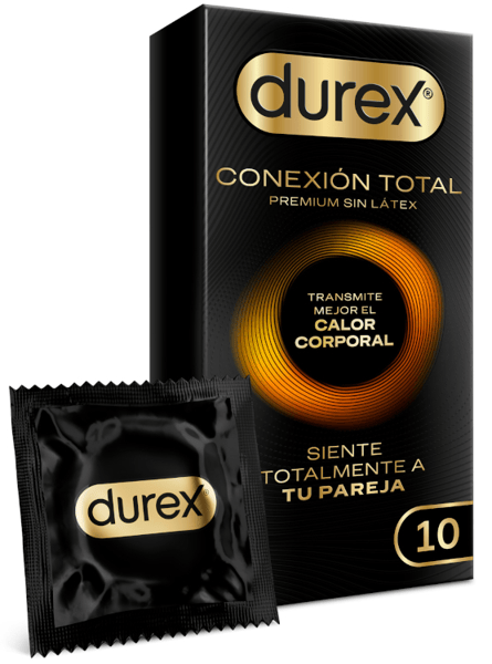 Durex Conexión Total Preservativo Ultra Fino Sin Látex 10 uds