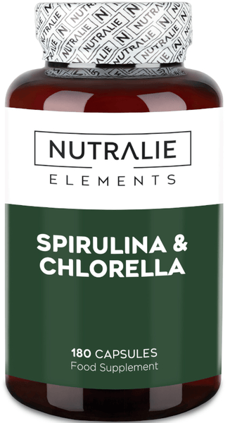 Nutralie Espirulina & Chlorella 1800Mg 180 Cápsulas
