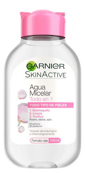 Garnier Skin Active  Agua Micelar Todo En Uno 100ml