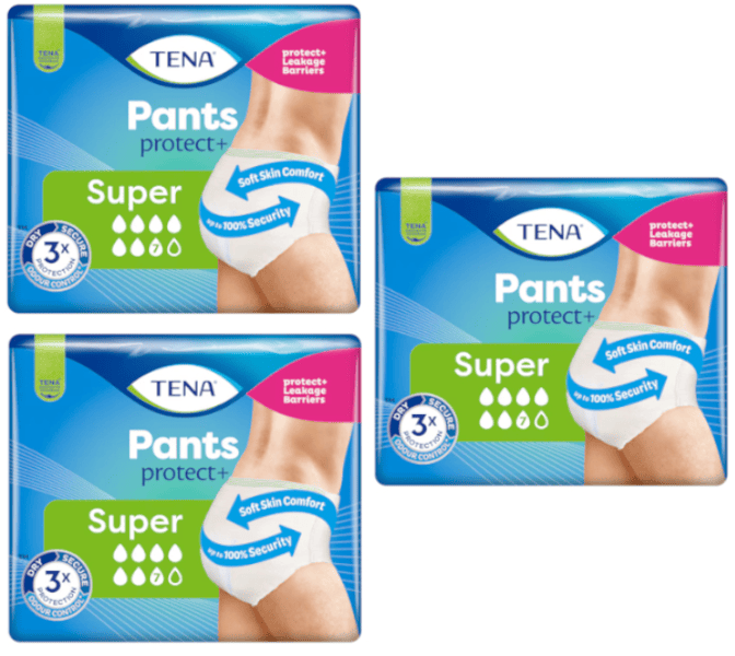 TENA Pants Super Grande Unisex 3x12 uds