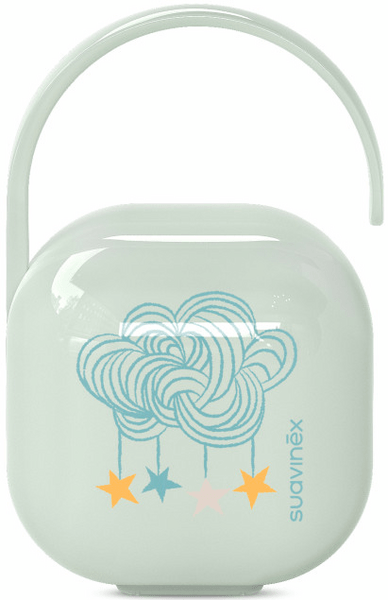 Suavinex Portachupetes con Asita Flexible para Colgar Dreams Azul