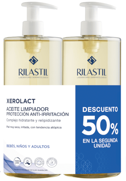 Rilastil Xerolact Aceite de Ducha Limpiador 2 Litros