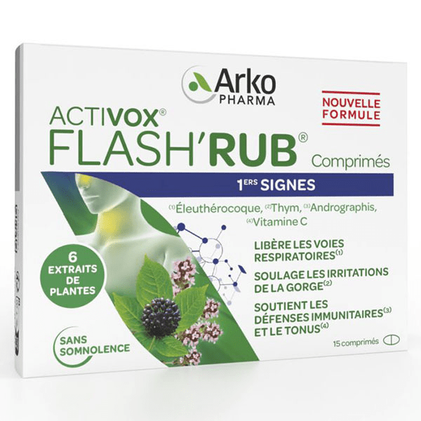 Activox Flash'Rub 15 comprimés 4