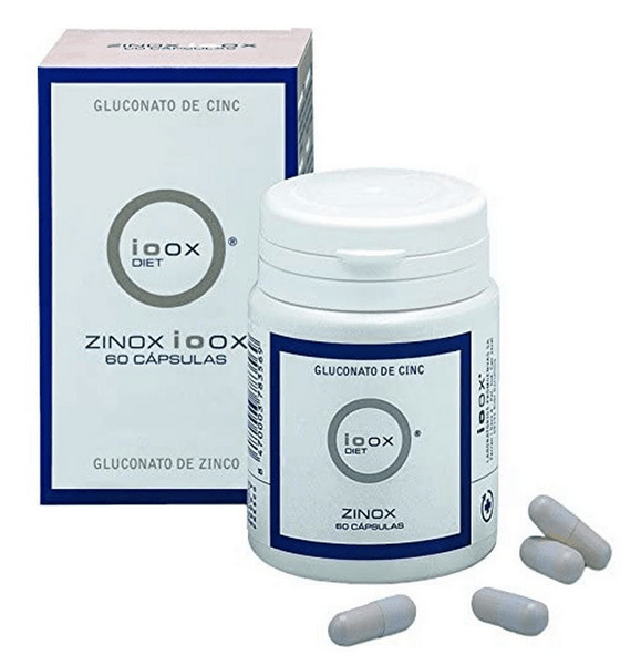 Ioox Zinox Gluconato De Zinc 60 Cápsulas