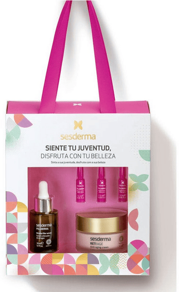 Sesderma Fillderma Nano Anti-Edad Sérum 30 ml + Crema Reti Age 50 ml + 3 Ampollas
