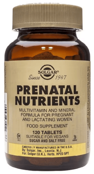 Solgar Nutrientes Prenatales 120 C - Imagen 5