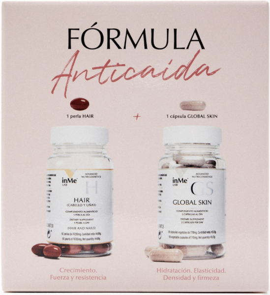 InMe LAB Fórmula Anticaída Hair + Global Skin