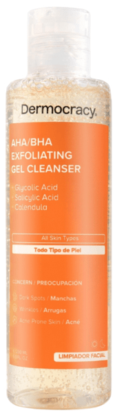 Dermocracy AHA/BHA Gel Limpiador Exfoliante 200 ml