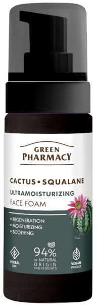 Green Pharmacy Espuma Facial Cactus + Escualeno 150 ml