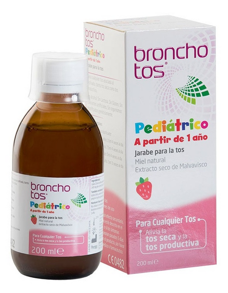 Bronchotos Pediátrico Solución Oral Fresa 200ml